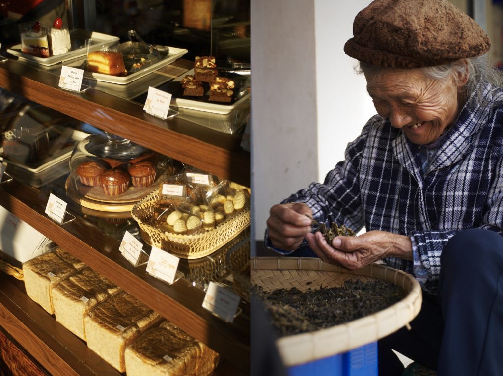 Sweet Mae Salong's fresh baked goods and teas